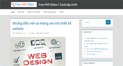 Desktop Screenshot of free-php-editor.com