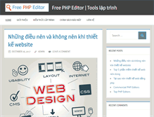 Tablet Screenshot of free-php-editor.com
